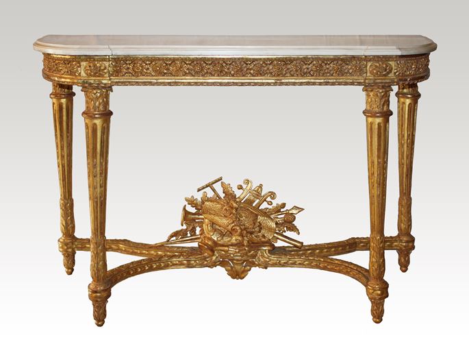 A Louis XVI giltwood Console Table attributed to Georges Jacob  | MasterArt